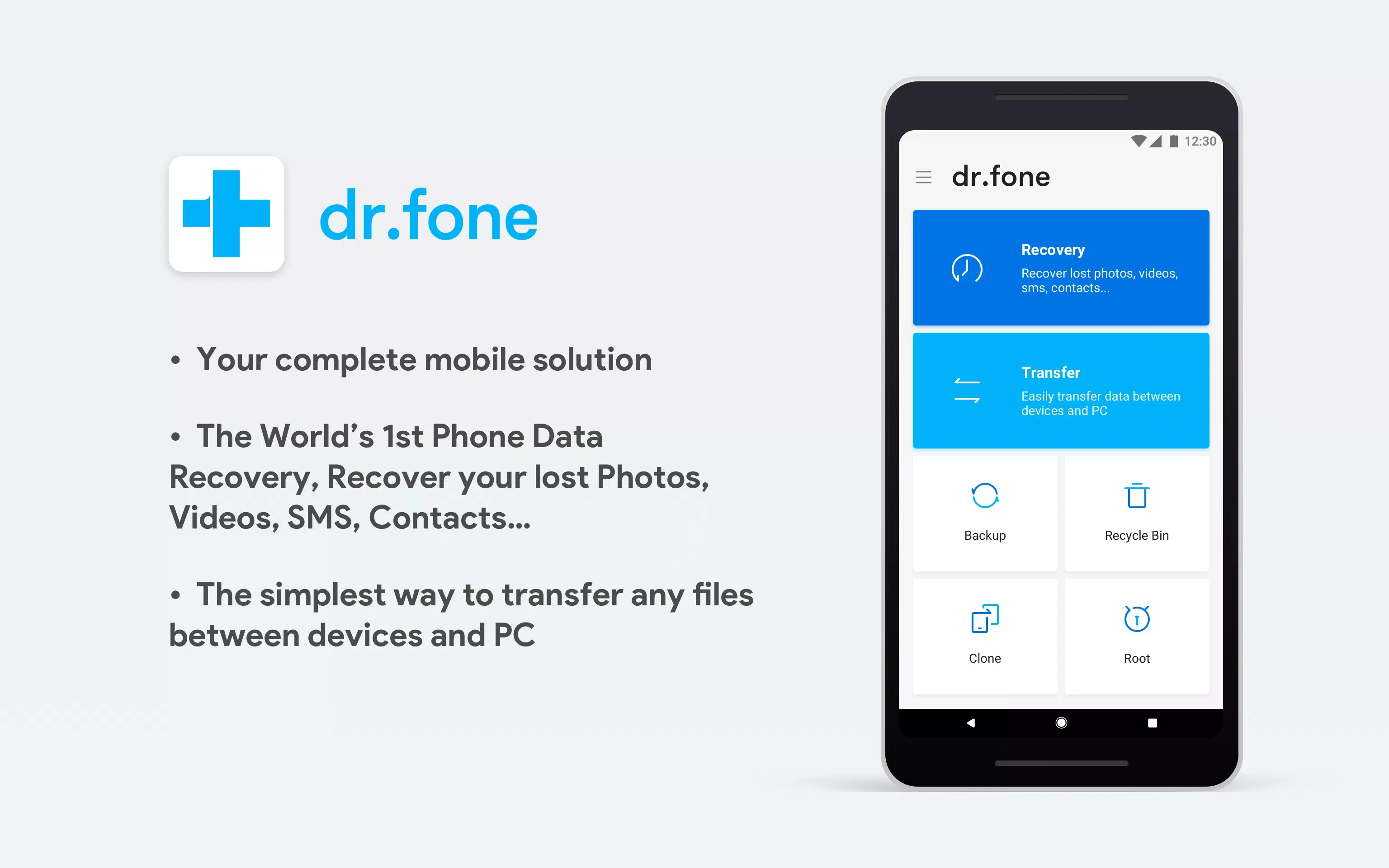 You can also utilize Dr. Fone, a well-known data recovery program. 