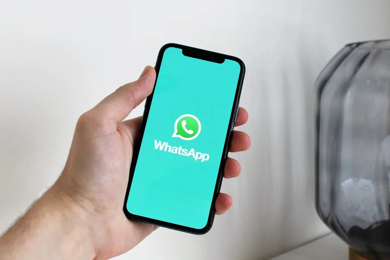 Whatsapp logo on a iphone