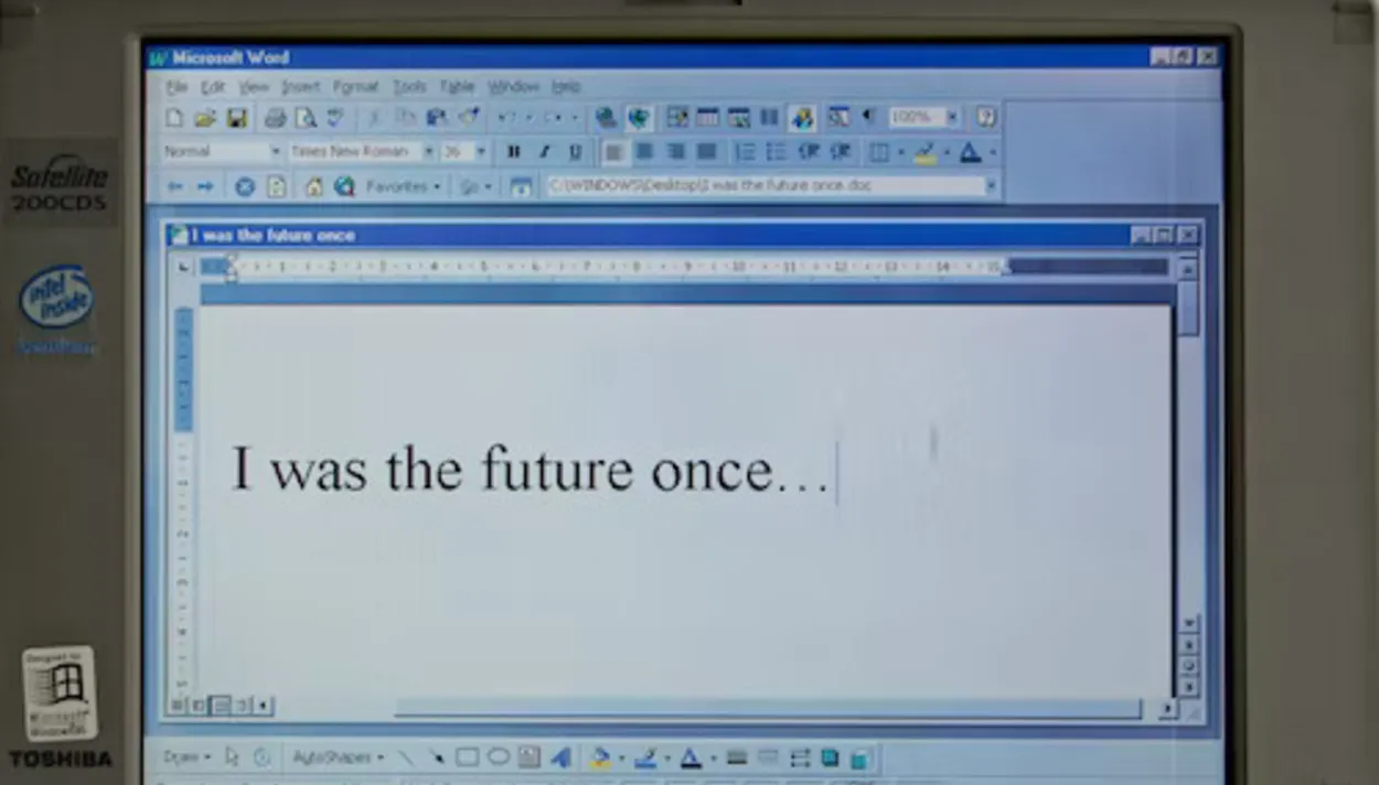 Microsoft Word was indeed the future once!