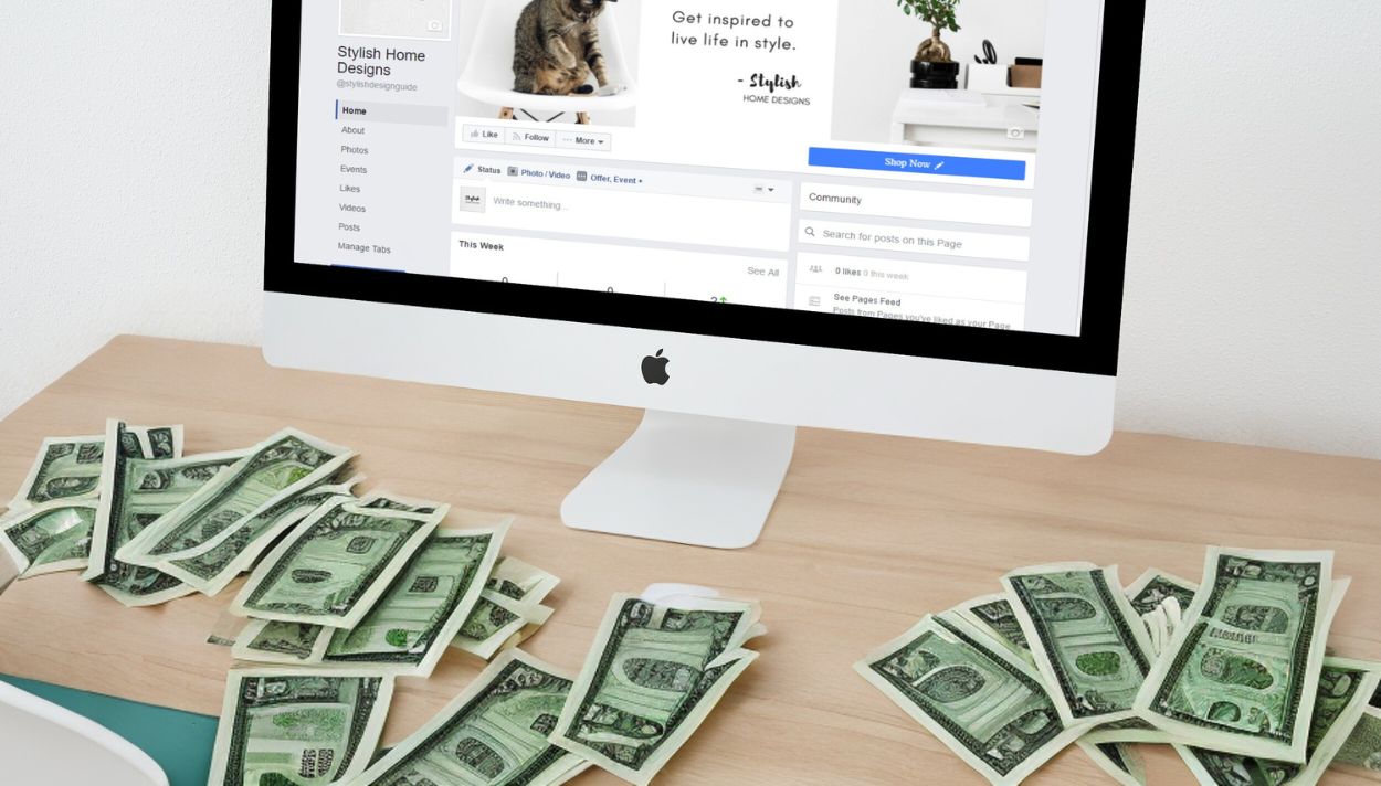 Facebook works similarly to YouTube in terms of monetization 