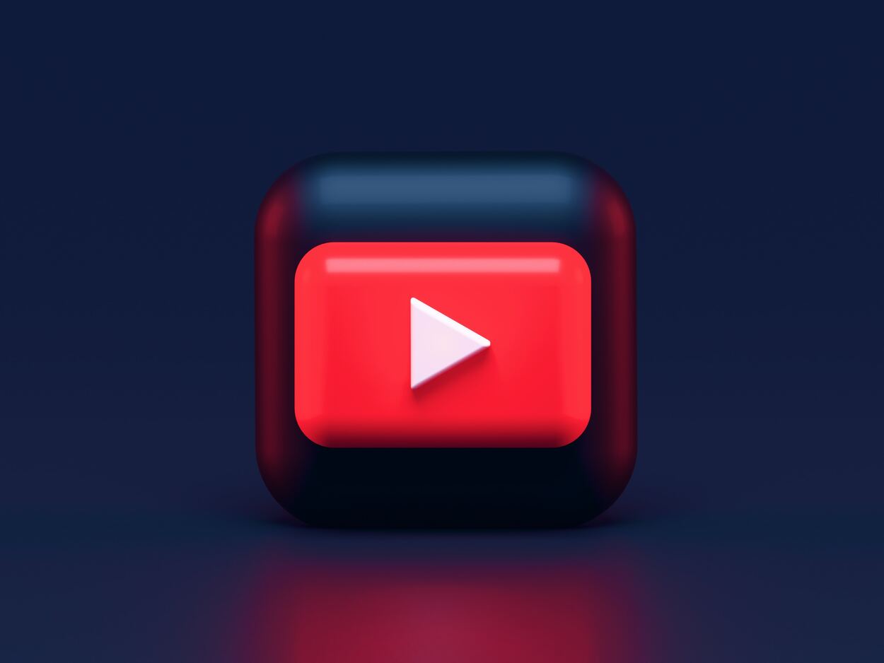 a block of the YouTube logo