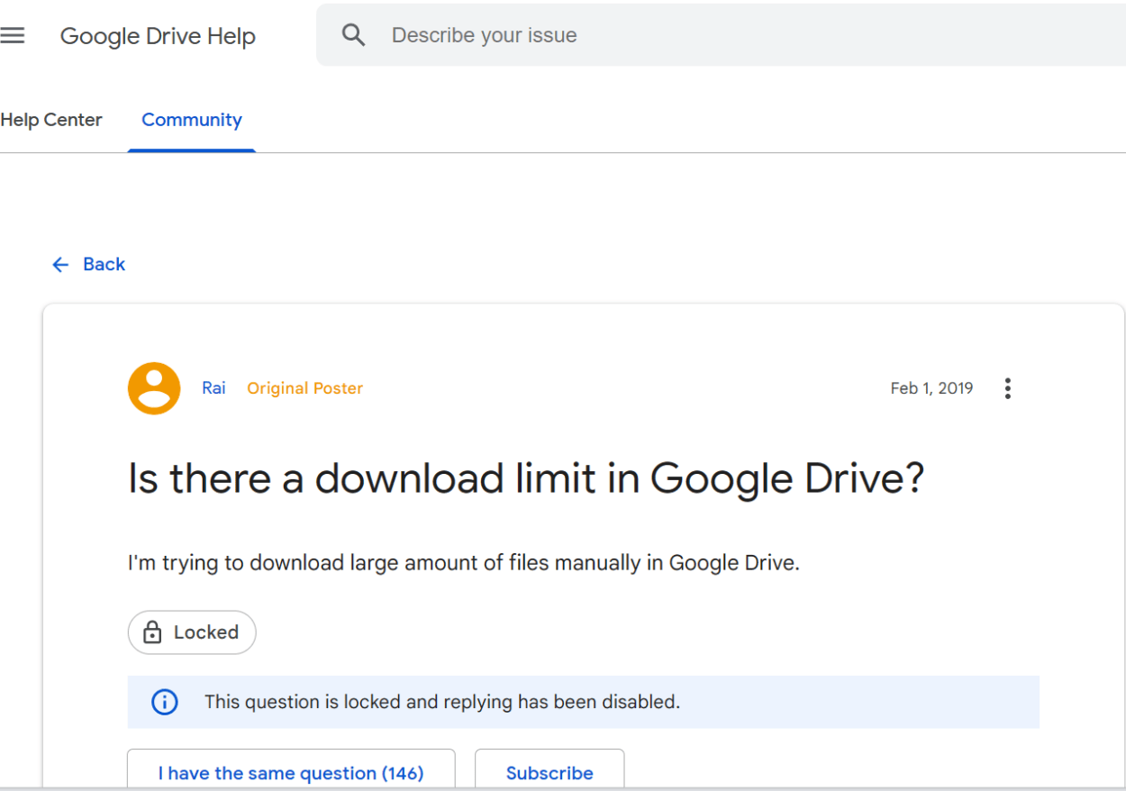 Google Drive download limit