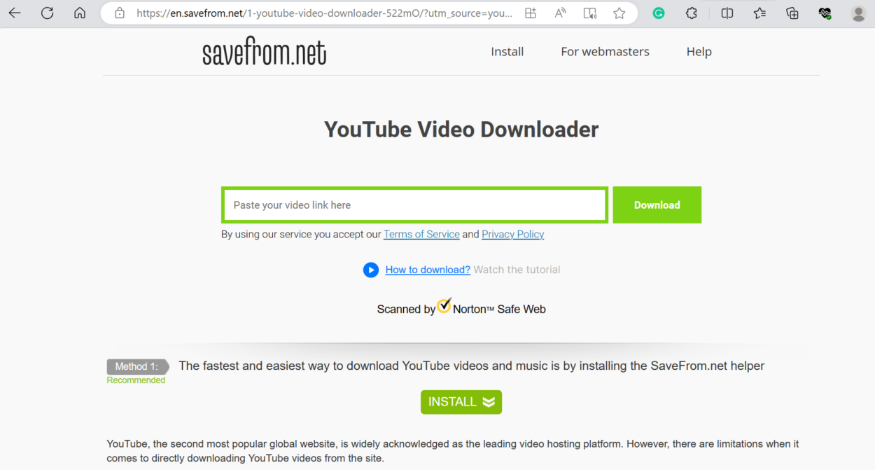 Download the restricted video