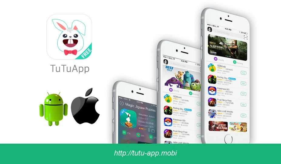 TutuApp is accessible to both iOS and Android user