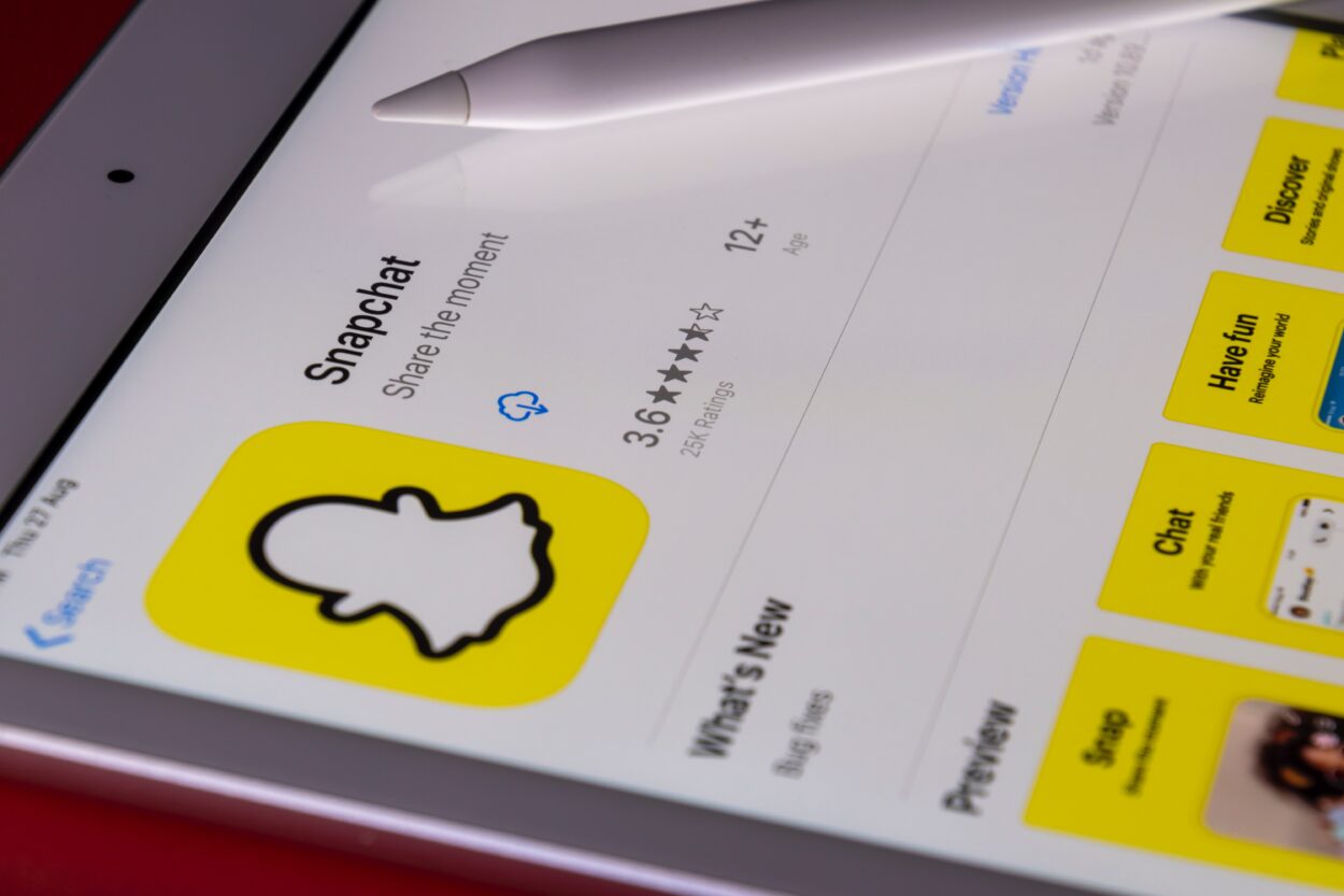 Snap chat on app store