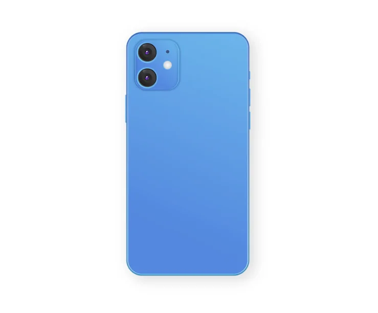 A blue phone case