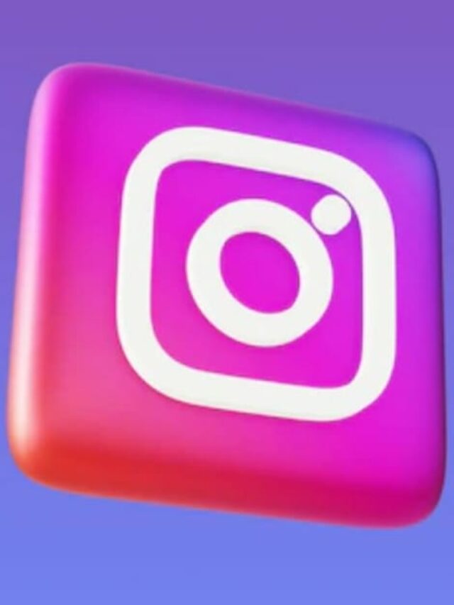 A vertical and a slant Instagram logo