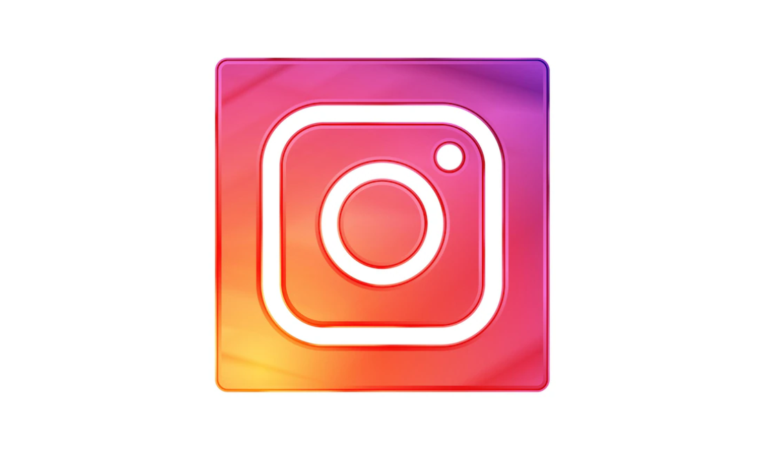 A square, glossy Instagram logo