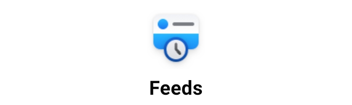 A blue and white post icon with a clock