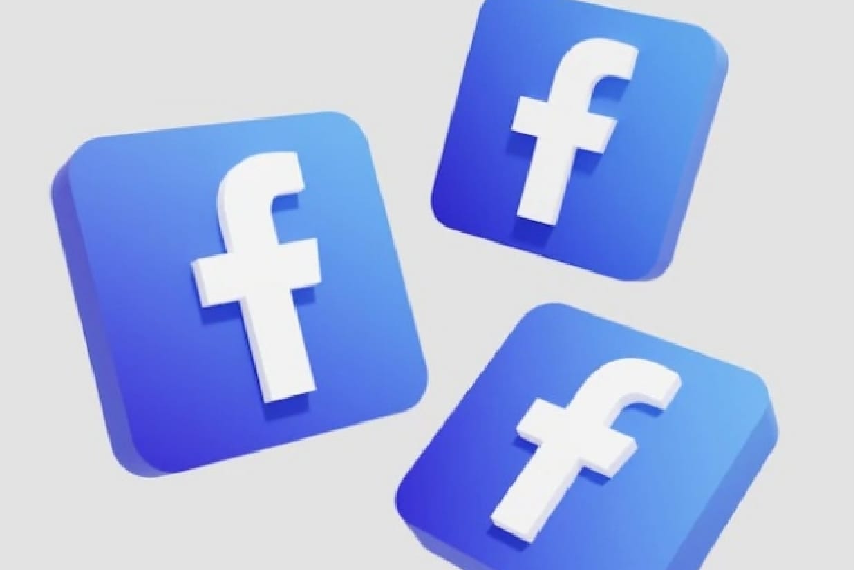 3 3D Facebook icons
